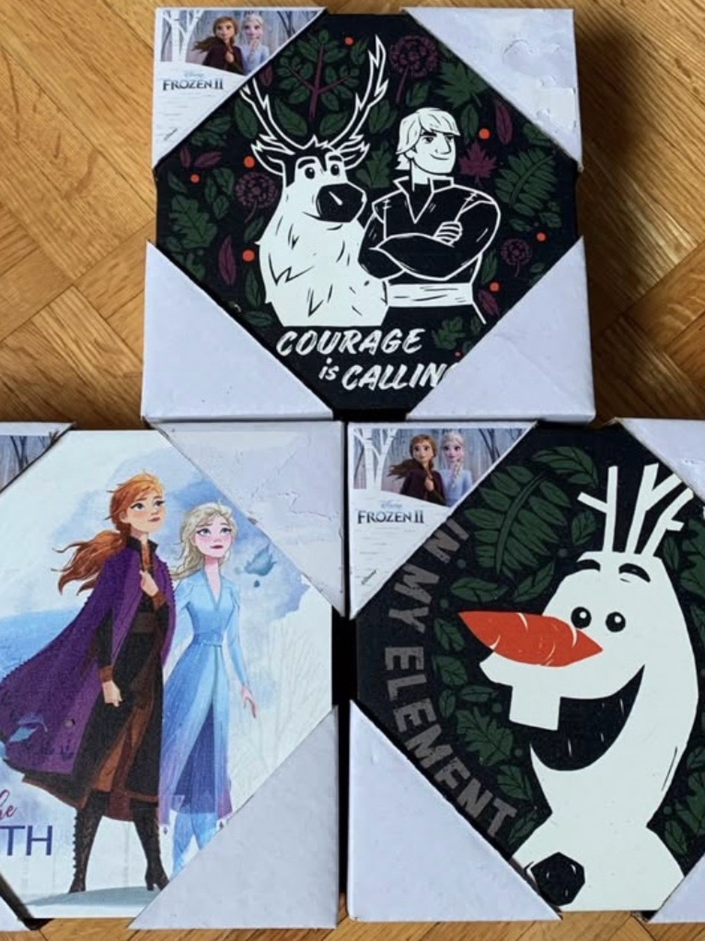 Disney Frozen II Wall Art Set of 3